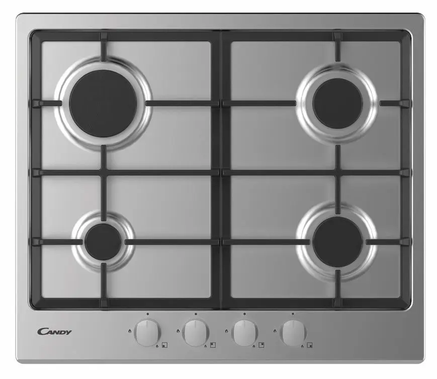 Aragaz incorporabil Candy Timeless CHG6BRX (Inox)