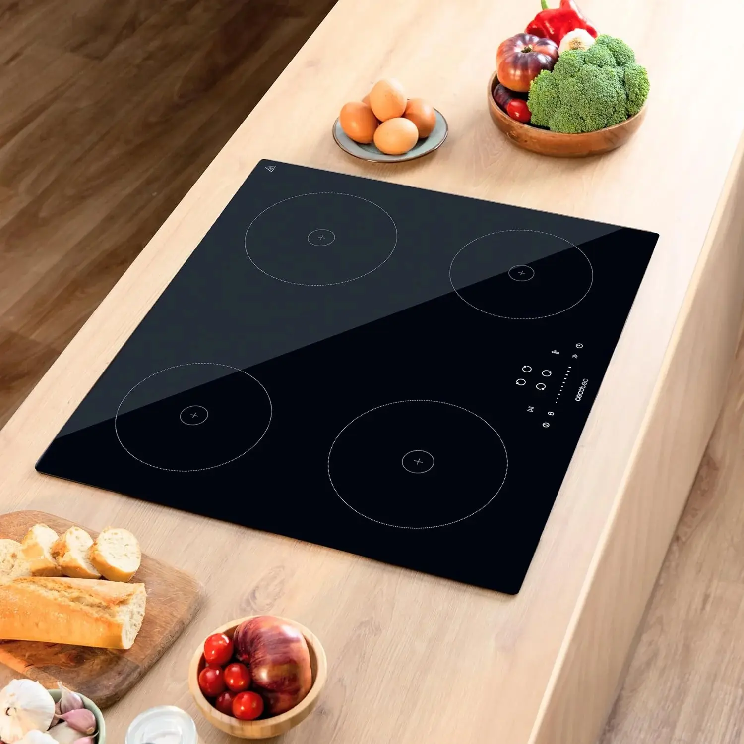 Plita incorporabila cu inductie Cecotec Bolero Squad I 4200 (Black) - 3