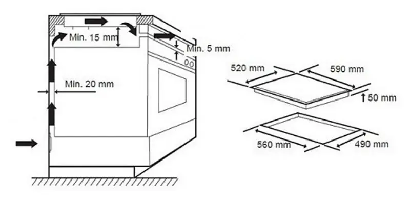 Plita electrica incorporabila Crown PVT604.C (Black)