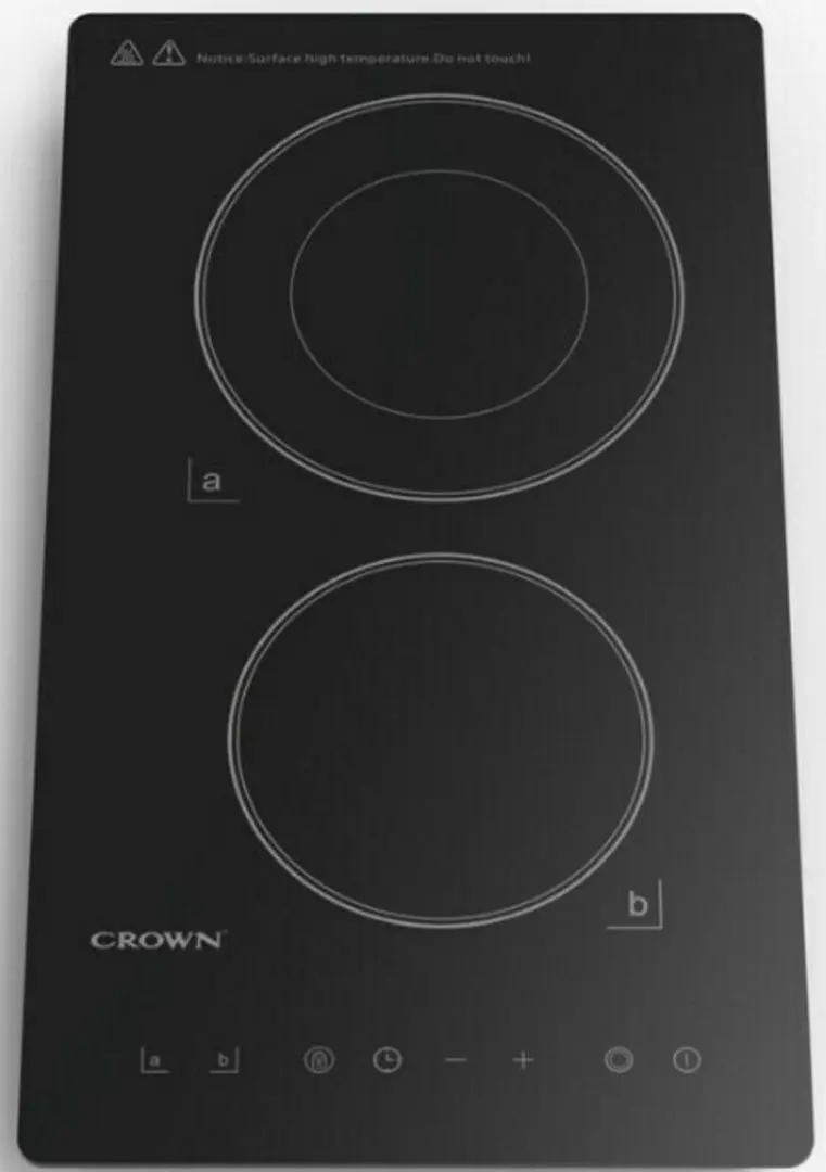 Plita electrica incorporabila Crown Domino VCP 32D (Black)