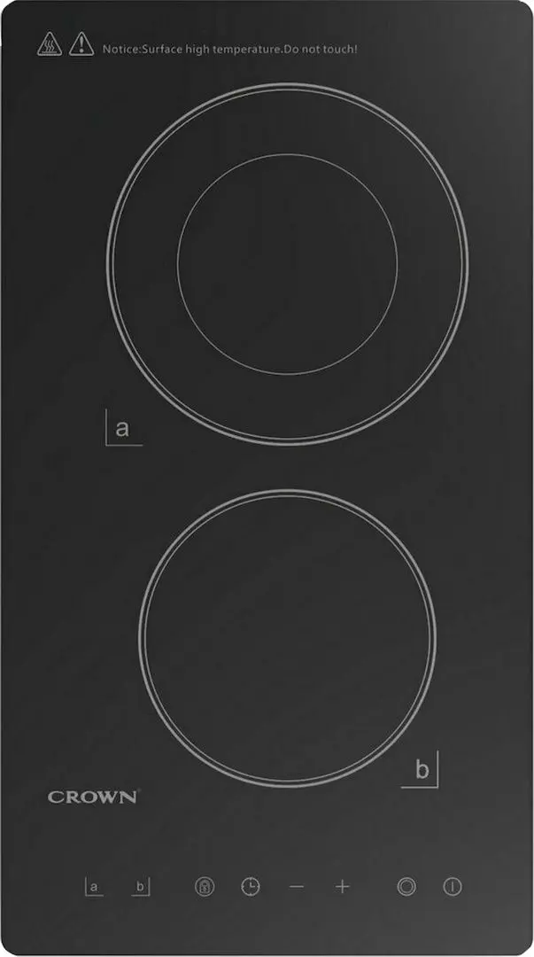 Plita electrica incorporabila Crown Domino VCP 32D (Black)