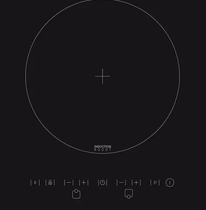 Plita incorporabila cu inductie Daewoo H3IT25L1BG (Black) - 2