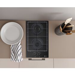 Встраиваемая газовая варочная панель Darko OD 320VE BL GL (Black) Thumb