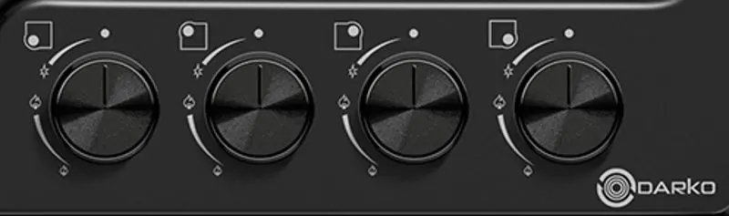 Plita de gaz incorporabila Darko OM 641 BL (Black)