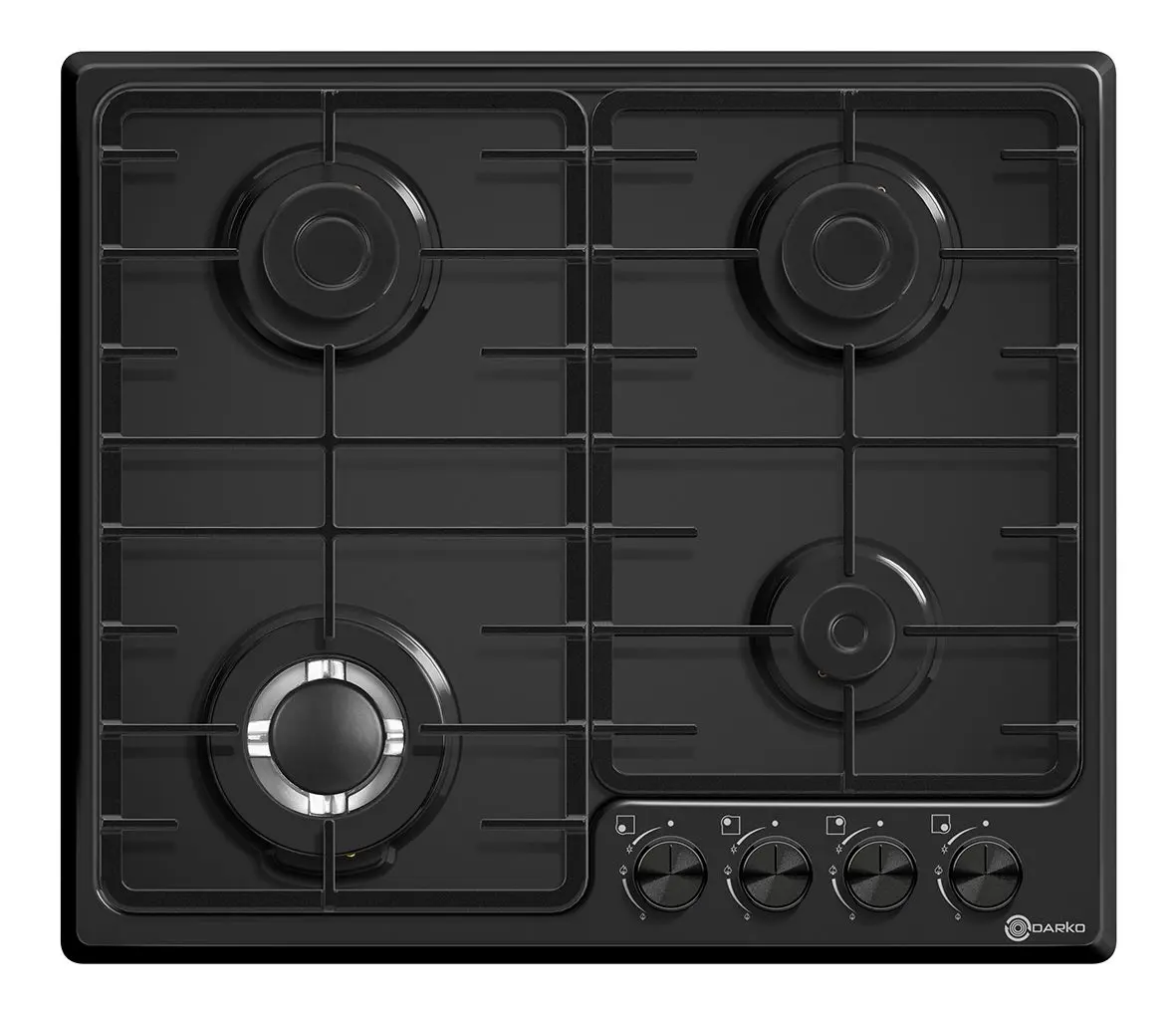 Plita de gaz incorporabila Darko OM 641 BL (Black)