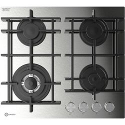 Plita incorporabila pe gaz Darko Ragna 605 IX Look Glass (Inox)