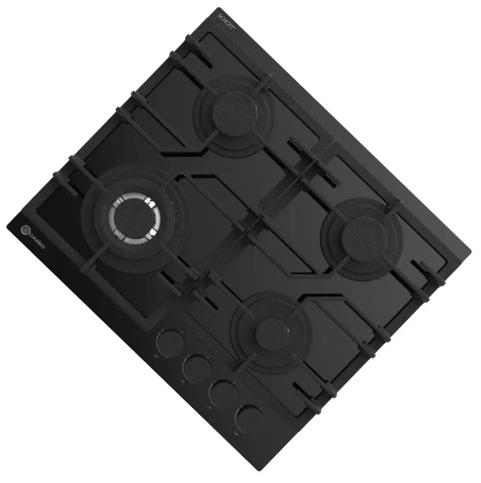 Встраиваемая газовая варочная панель Darko Roblo 605 BG (Black)