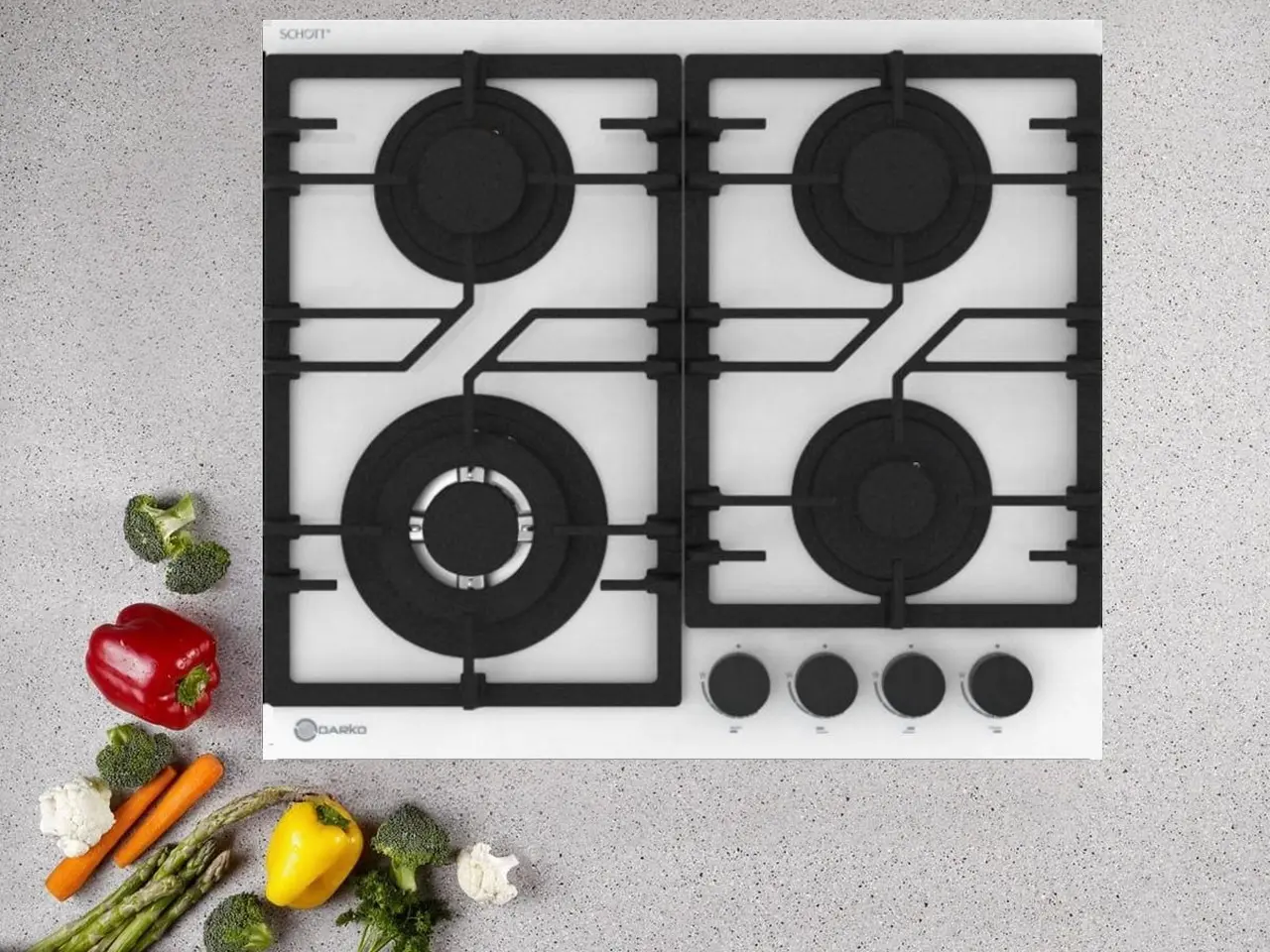 Aragaz incorporabil Darko Roblo 605 WH (White)