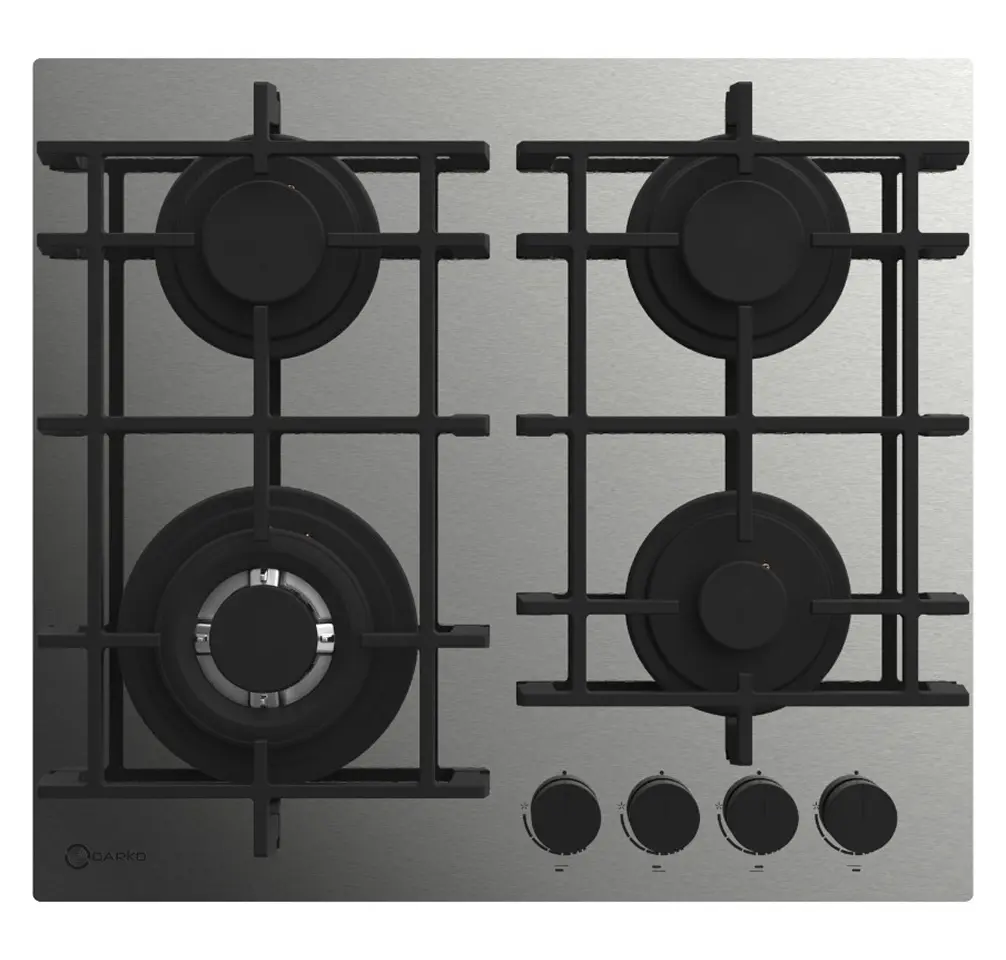 Plita incorporabila pe gaz Darko Ragna 605 Superiore Glass (Grey)