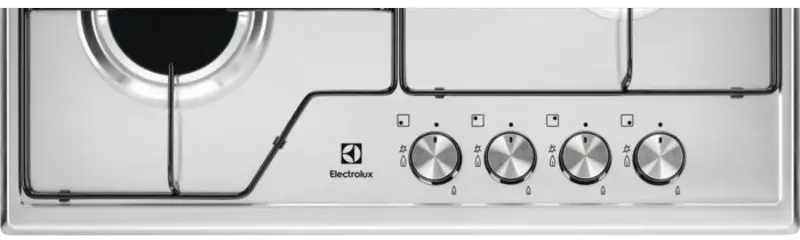 Plita incorporabila pe gaz Electrolux KGS6424BX (Silver)