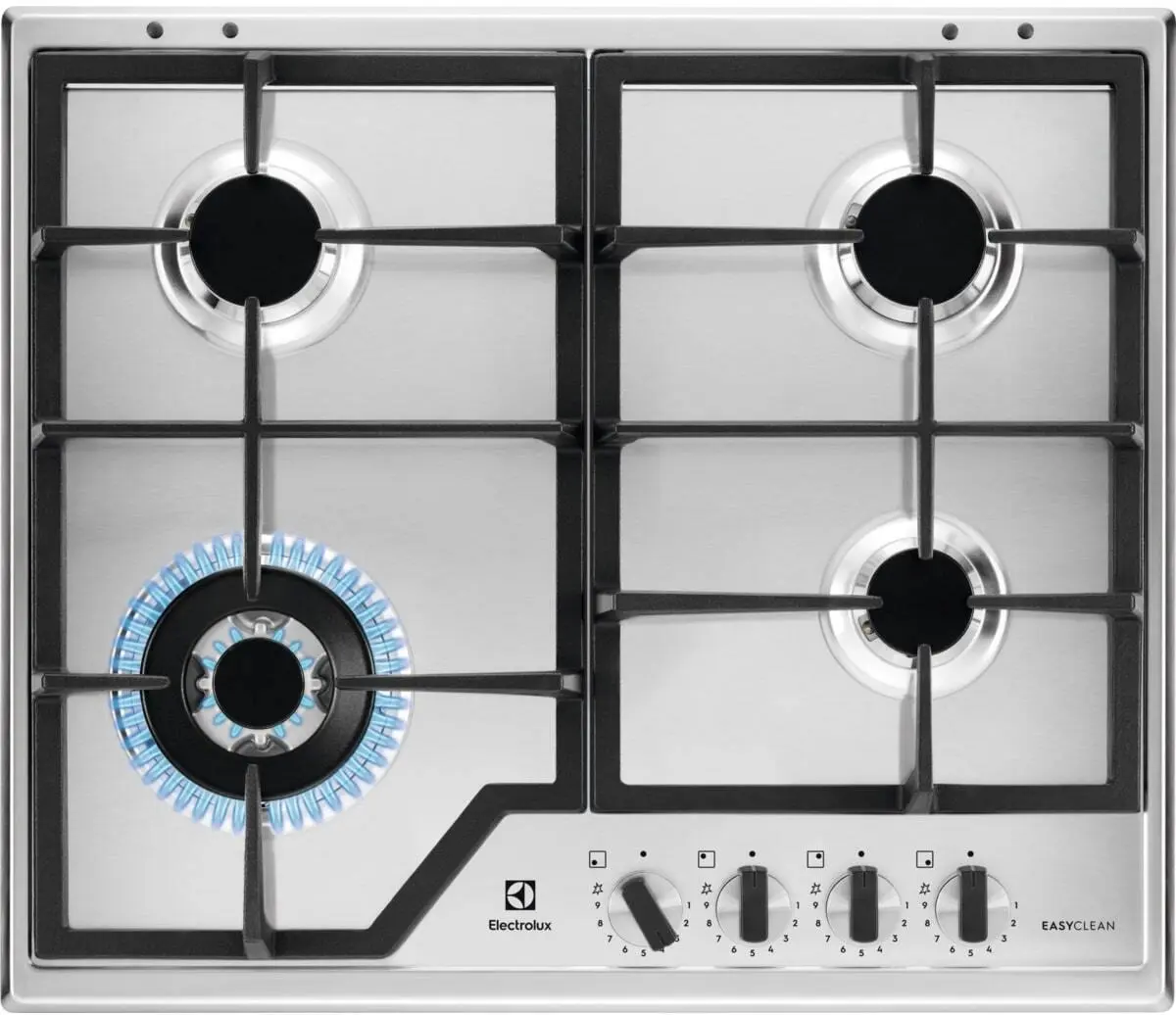 Plita incorporabila pe gaz Electrolux KGS64362XX (Inox)