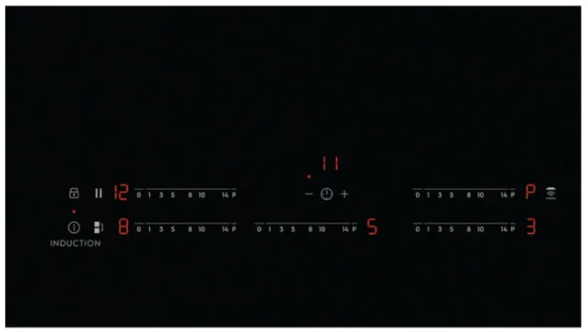 Plita incorporabila cu inductie Electrolux EIV835 (Black)