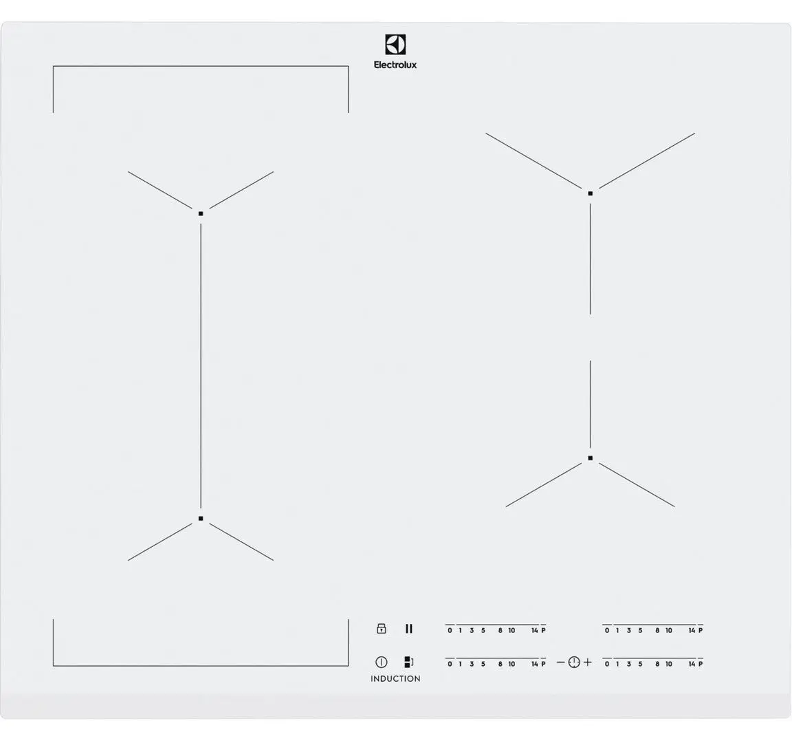 Встраиваемая индукционная варочная панель Electrolux EIV63440BW (White)