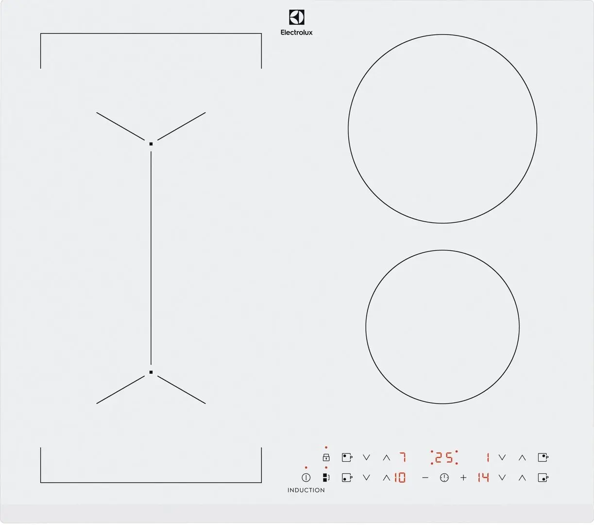 Plita incorporabila cu inductie Electrolux LIV63431BW (White)