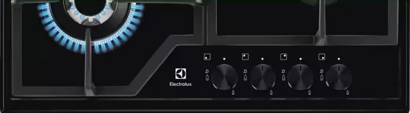 Встраиваемая варочная газовая панель Electrolux KGS6436K (Black) - 3
