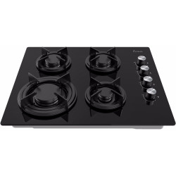 Встраиваемая газовая варочная панель Fram FBH-M4IRF-GBK (Black) Thumb