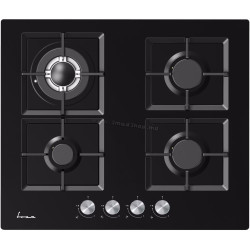 Встраиваемая газовая варочная панель Fram FBH-M4IWF-GBK (Black)