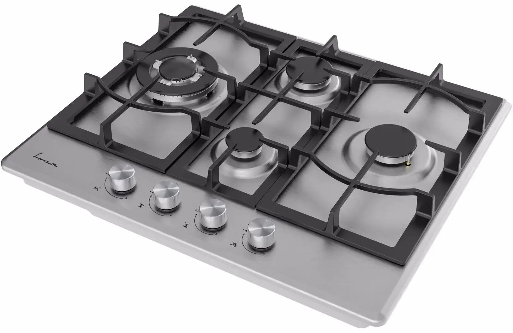 Plita incorporabila pe gaz Fram FBH-M4IWF-SS (Inox)