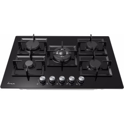 Встраиваемая газовая варочная панель Fram FBH-M705IWF-GBK (Black) Thumb