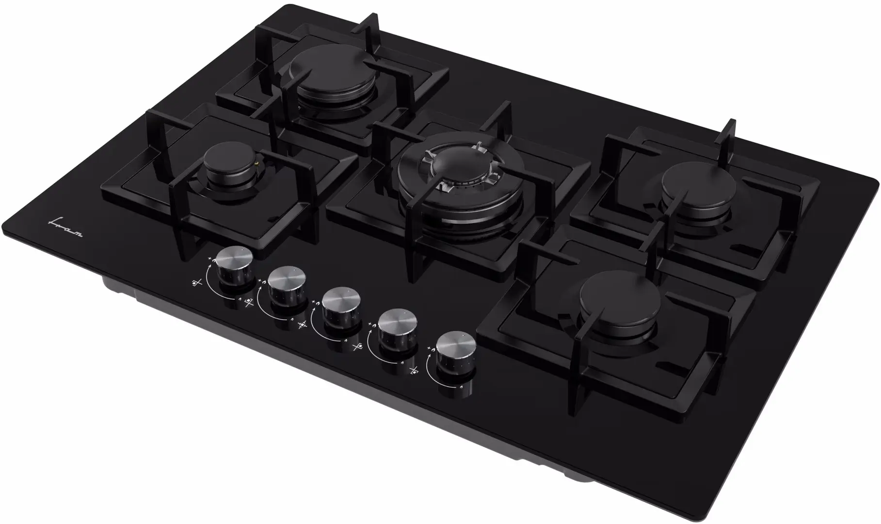 Встраиваемая газовая варочная панель Fram FBH-M705IWF-GBK (Black)