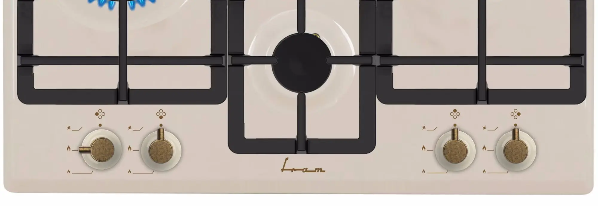 Aragaz incorporabil Fram FBH-S4IWF-RBG (Cream)