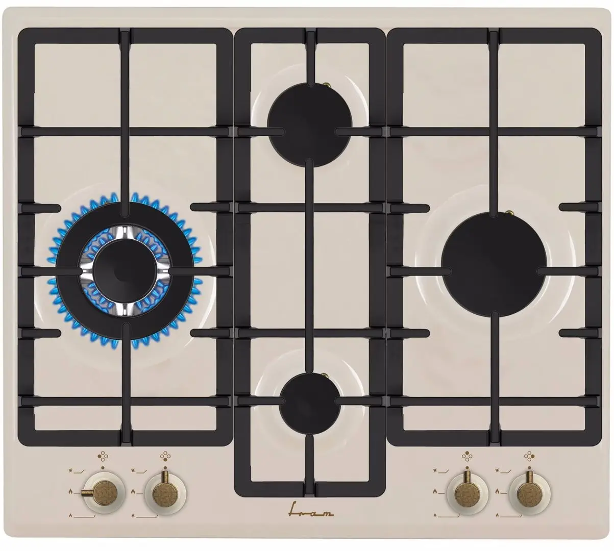 Aragaz incorporabil Fram FBH-S4IWF-RBG (Cream)