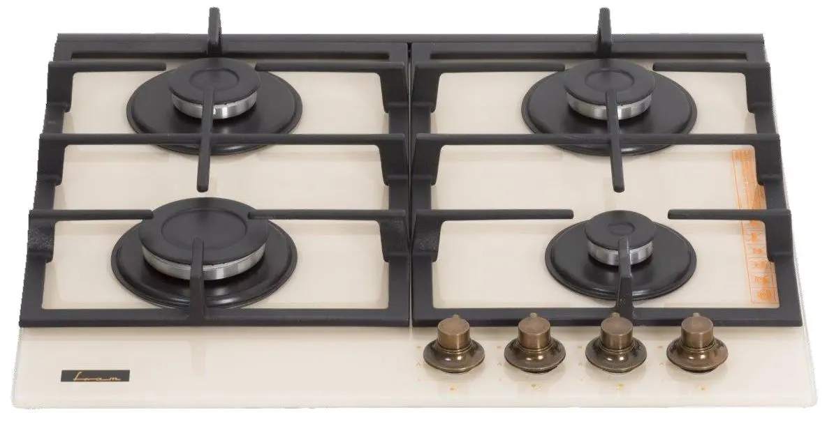 Aragaz incorporabil Fram FBH-S4IWF-GRBG (Cream)