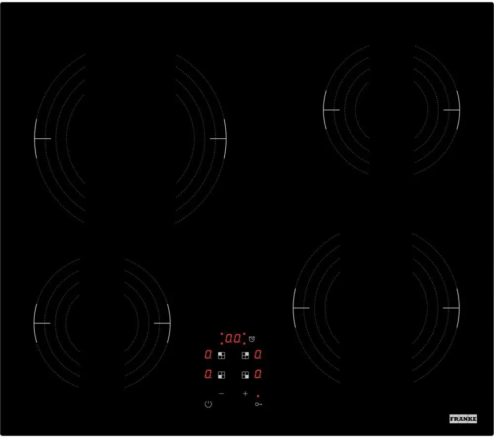 Plita electrica incorporabila Franke Smart FRSM 604 C T BK (Black)