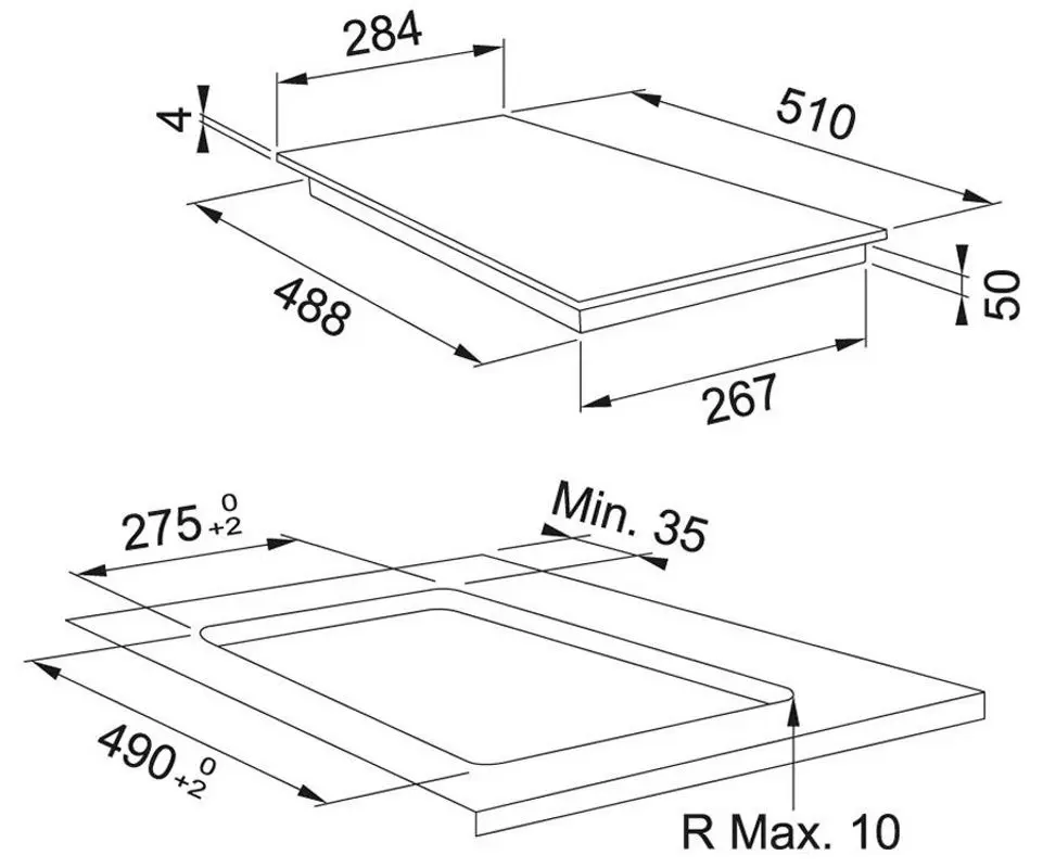 Plita cu inductie incorporabila Franke Smart  FSM 302 l BK (Black)