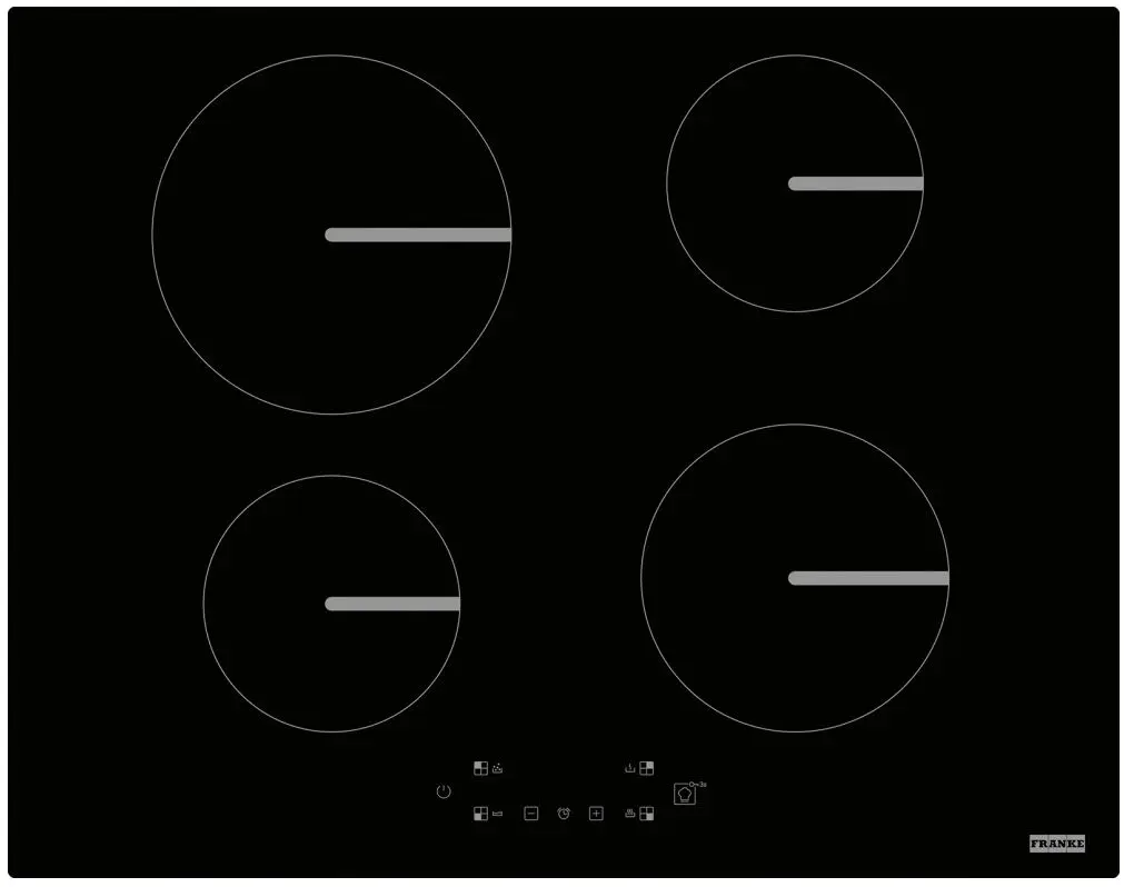 Aragaz incorporabil cu inductie Franke Smart FSM 654 I BK (Black)