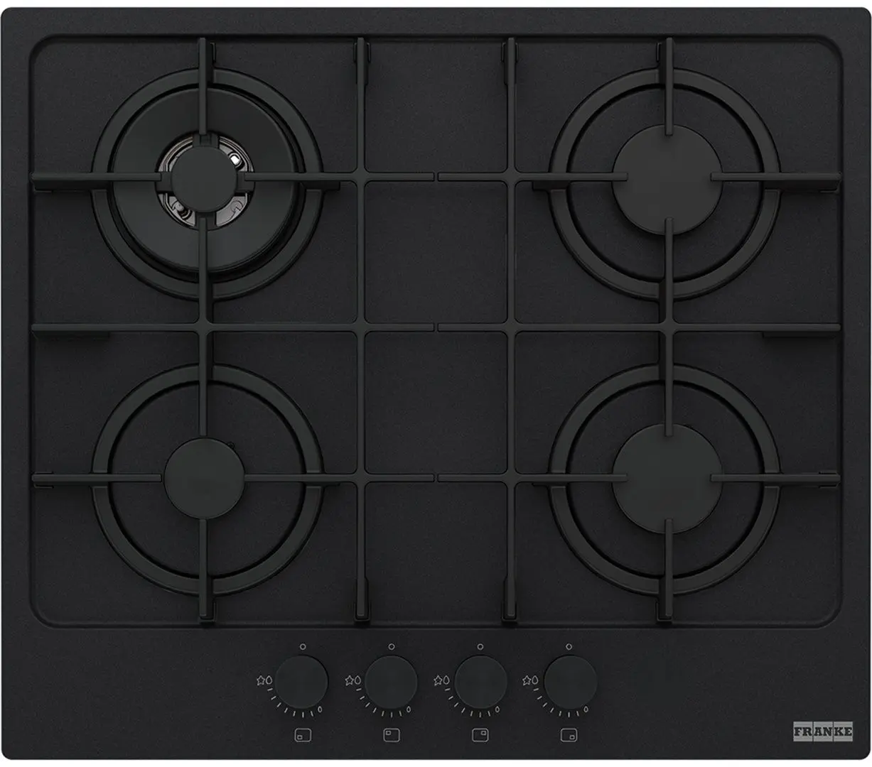 Plita de gaz incorporabila Franke Maris FHMA 604 3G DC MB C (Matte Black)