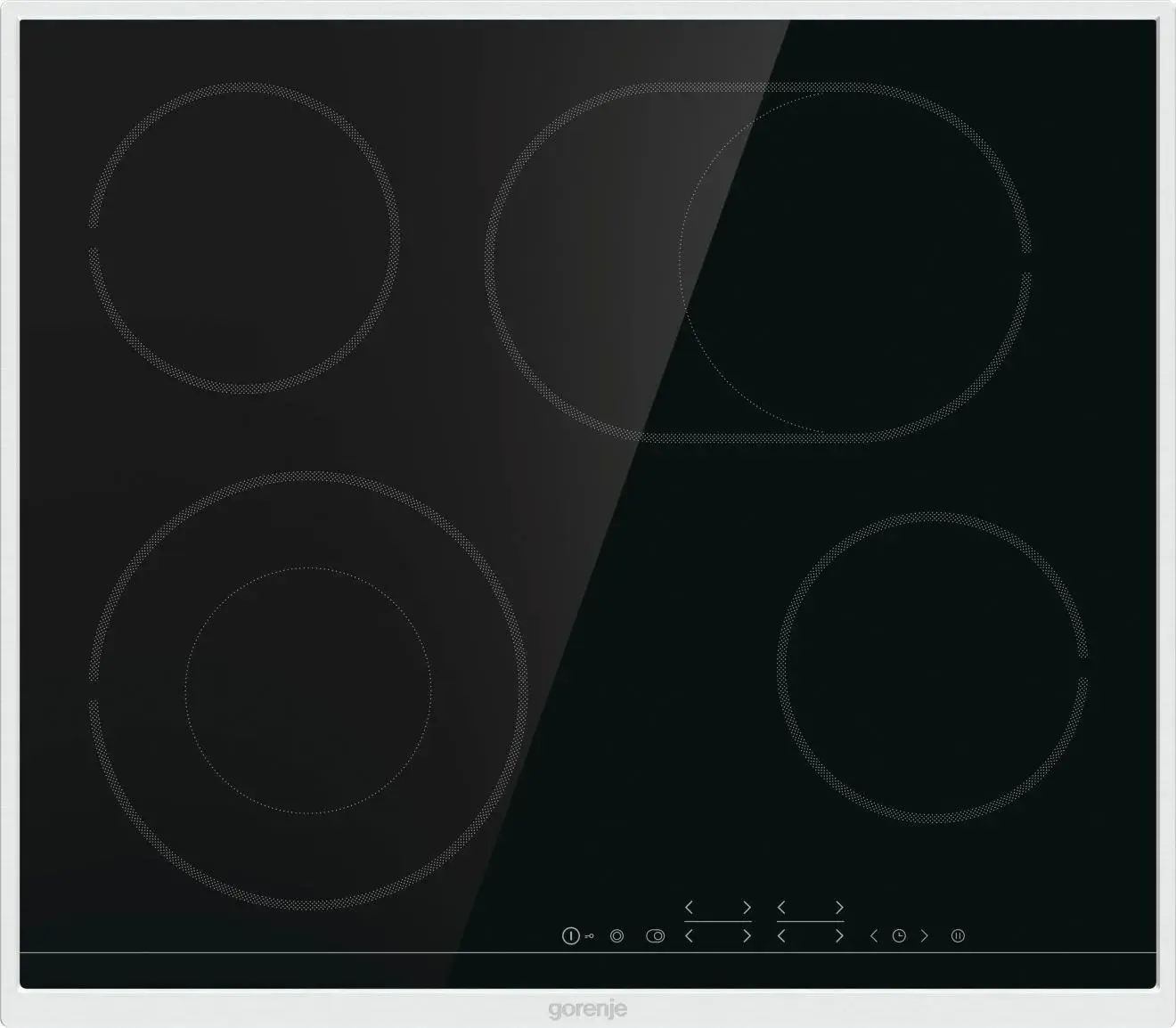 Plita electrica incorporabila Gorenje ECT643BX (Black/Inox)