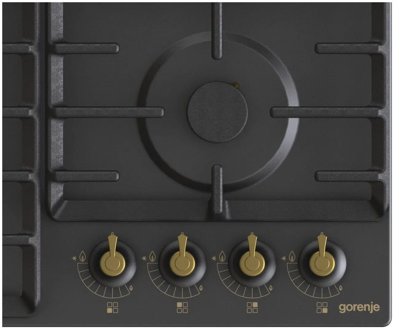 Plita de gaz incorporabila Gorenje GW 642 CLB (Black) - 2