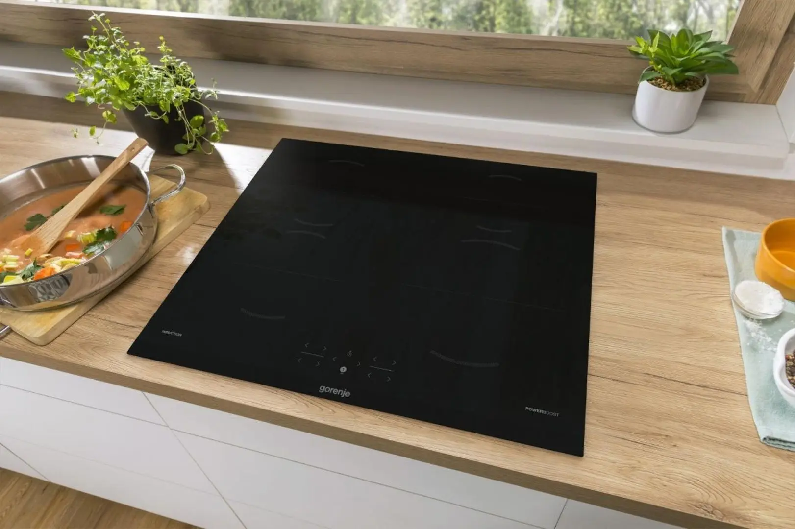 Встраиваемая индукционная варочная панель Gorenje GI6401BC (Black) - 5