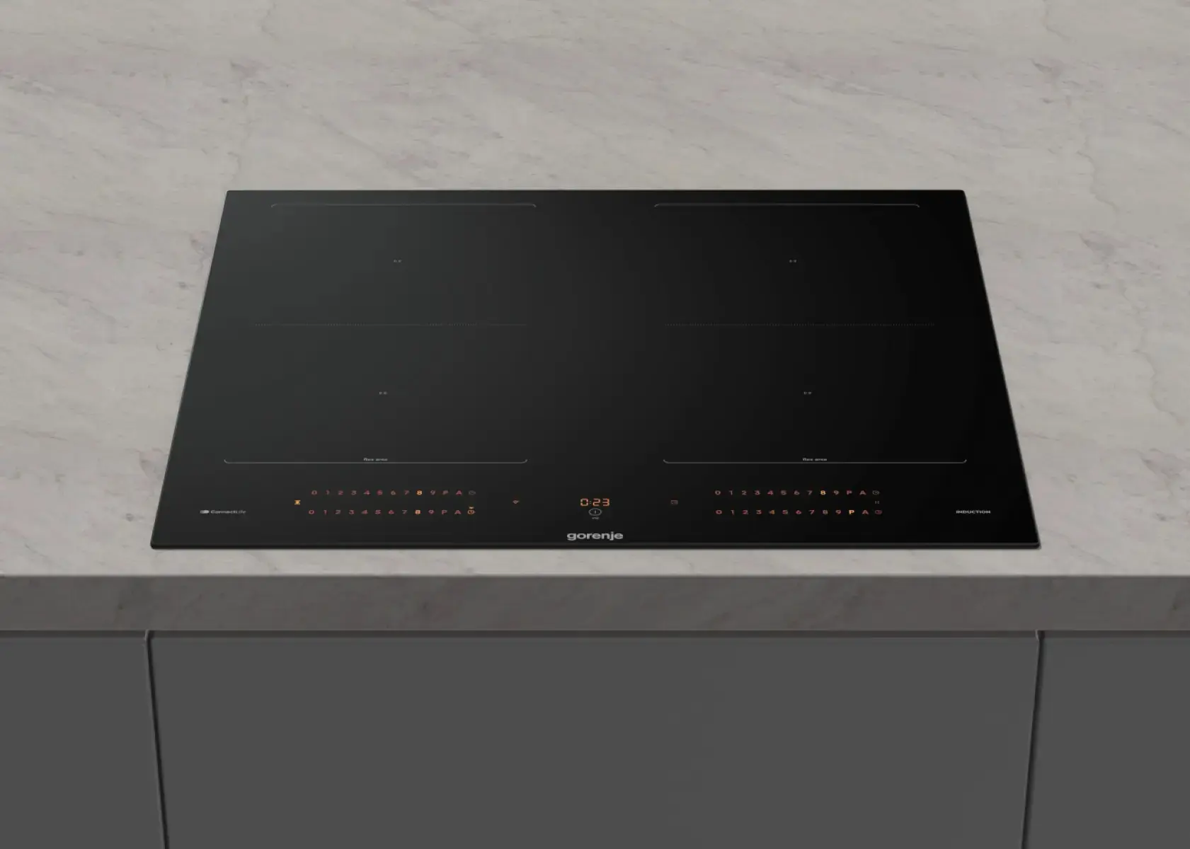Plita incorporabila cu inductie Gorenje GI6443BSCWF (Black) - 3