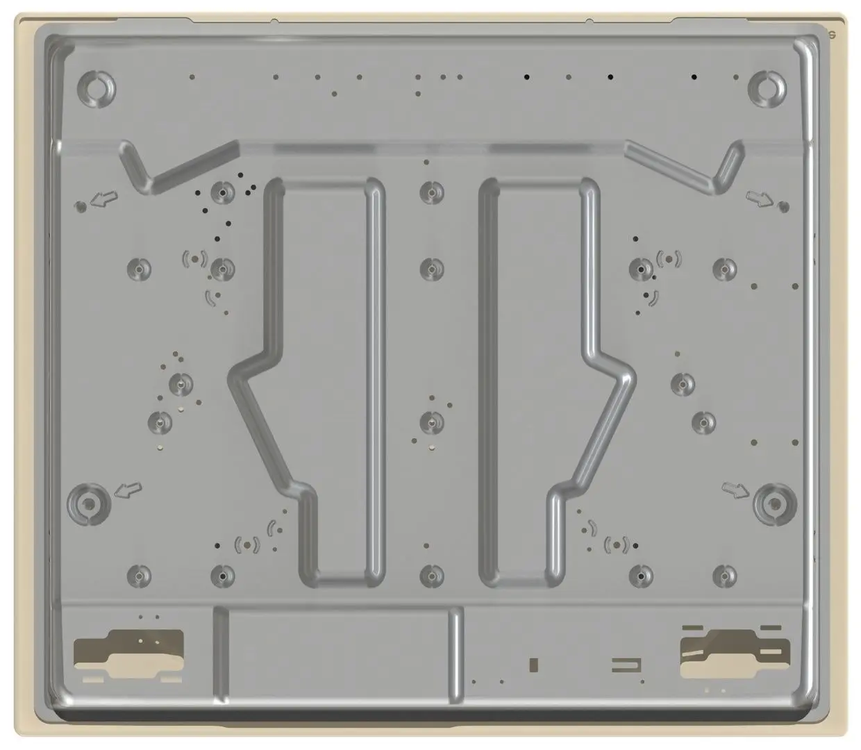 Aragaz incorporabil Gorenje G642CLI (Beige)