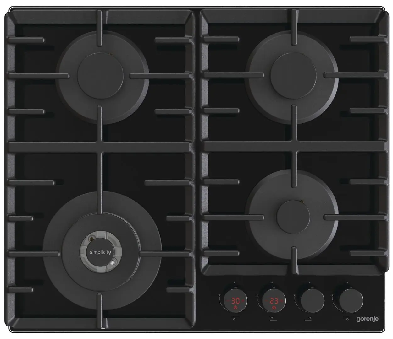 Встраиваемая варочная газовая панель Gorenje GKTW642SYB (Black)