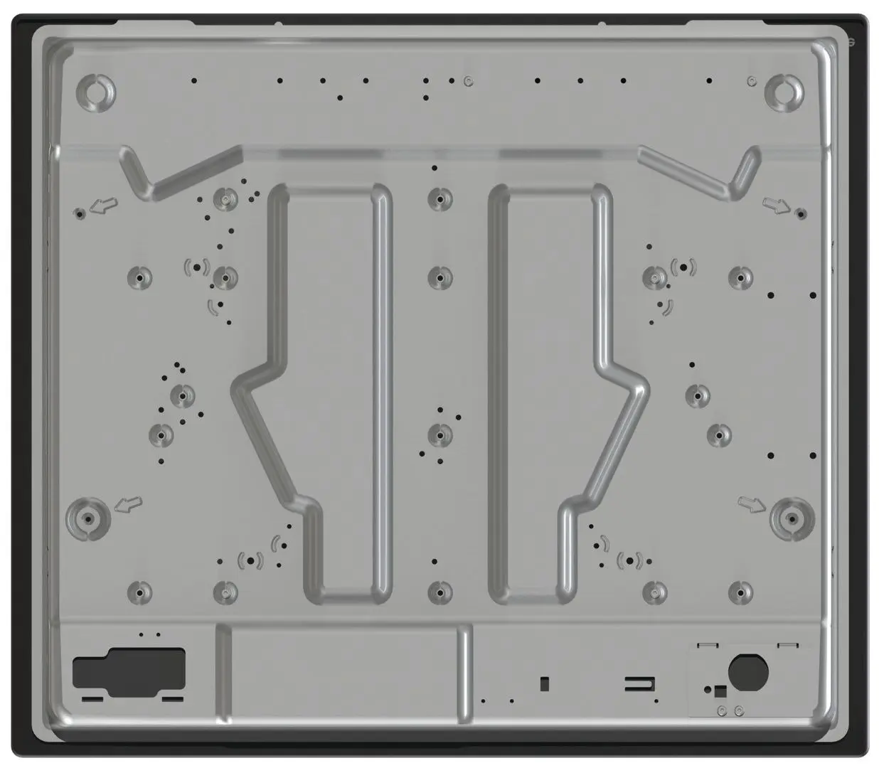 Aragaz incorporabil Gorenje GW642SYB (Black)