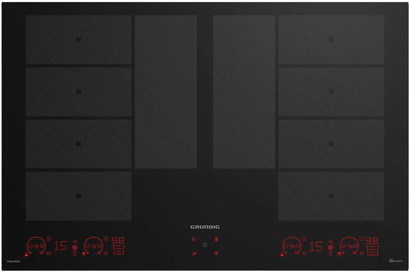 Plita incorporabila cu inductie Grundig GIEI838980INH (Black)