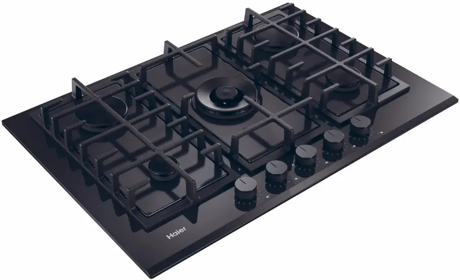 Встраиваемая газовая варочная панель Haier HAVG75TBBP (Black) - 2