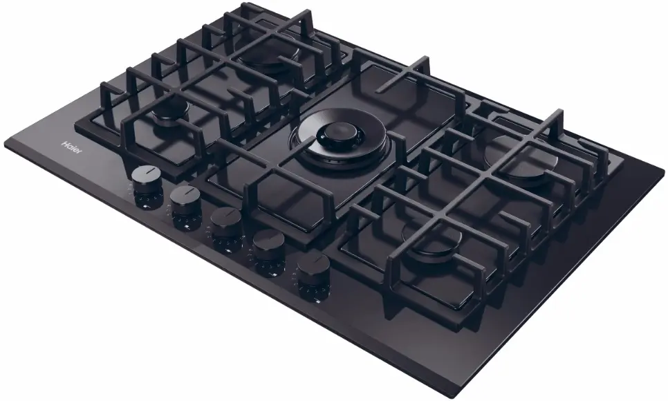 Встраиваемая газовая варочная панель Haier HAVG75TBBP (Black) - 3