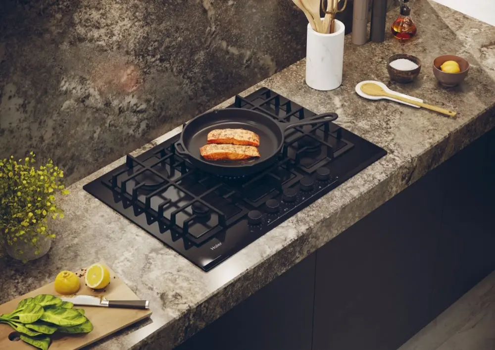 Встраиваемая газовая варочная панель Haier HAVG75TBBP (Black) - 4