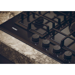 Встраиваемая газовая варочная панель Haier HAVG75TBBP (Black) Thumb