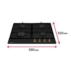 Plita de gaz incorporabila Hansa BHGA630390 (Black) Thumb