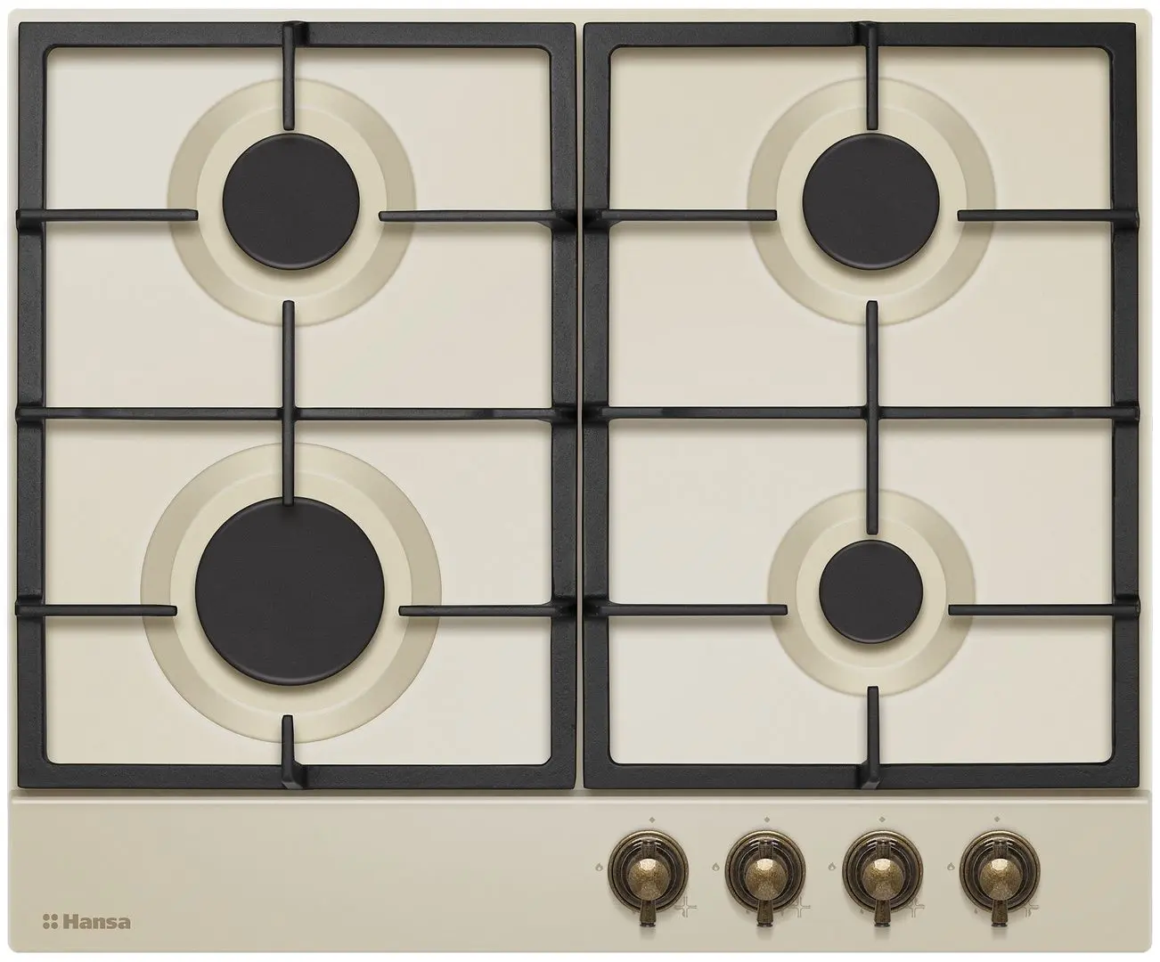 Plita pe gaz incorporabila Hansa BHGY630390 (Ivory)