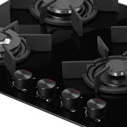 Встраиваемая газовая варочная панель Hansa BHKS621700 (Black) Thumb