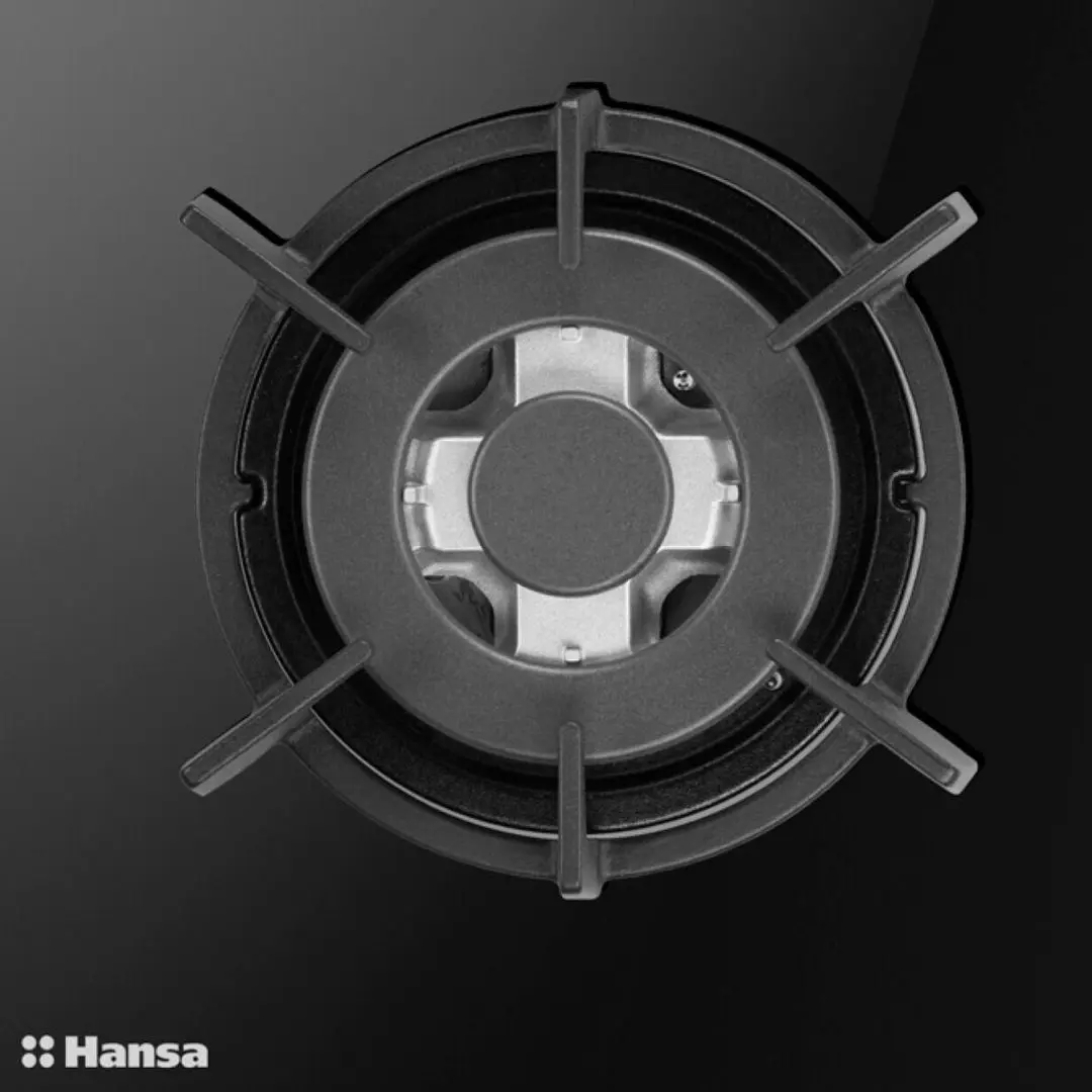 Встраиваемая газовая варочная панель Hansa BHKS621700 (Black) - 3
