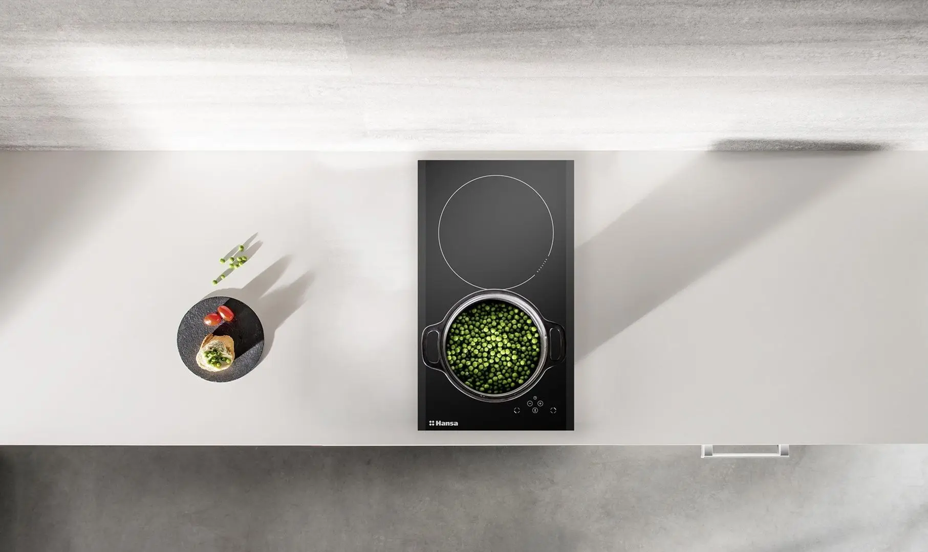 Plita incorporabila cu inductie Hansa BHI38377 (Black)