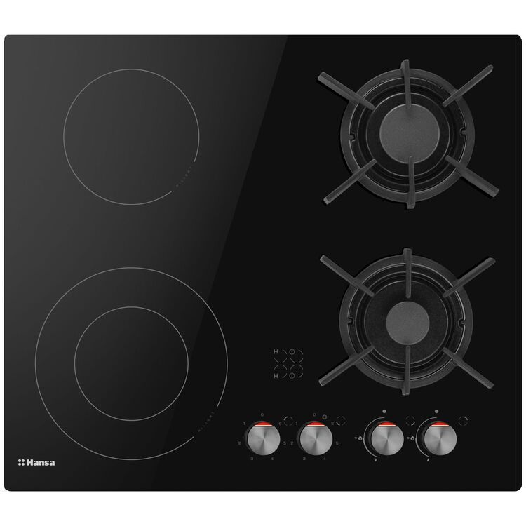 Aragaz incorporabil combinat Hansa BHMS61414030 (Black)