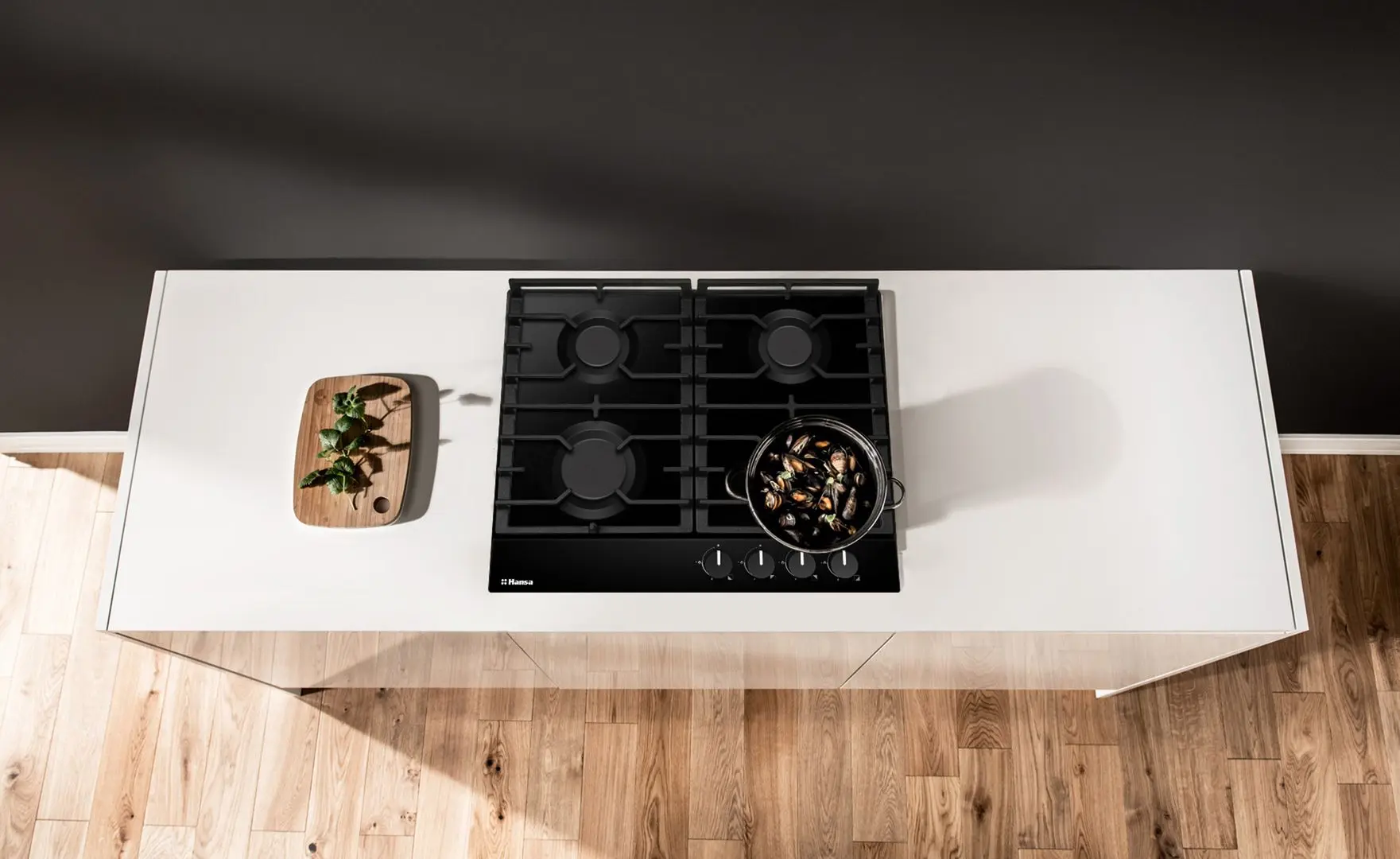 Aragaz incorporabil Hansa BHGS630301 (Black)